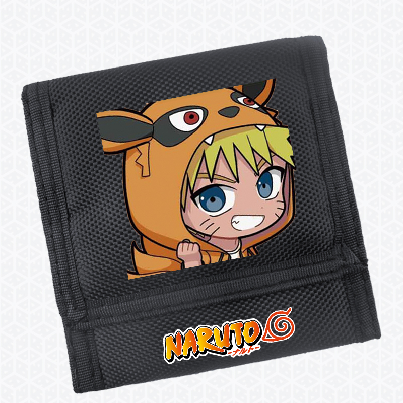 Ví tiền in họa tiết nhân vật hoạt hình Naruto làm quà tặng sinh nhật cho bé trai