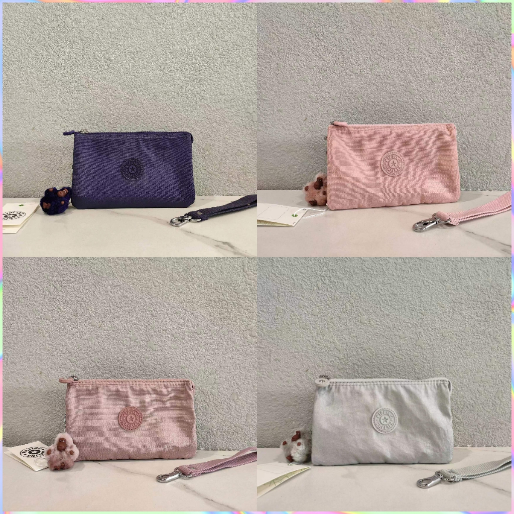 Túi Đựng Điện Thoại / Tiền Xu Ba Lớp Đa Năng Kipling k13265 k10976 4 Màu