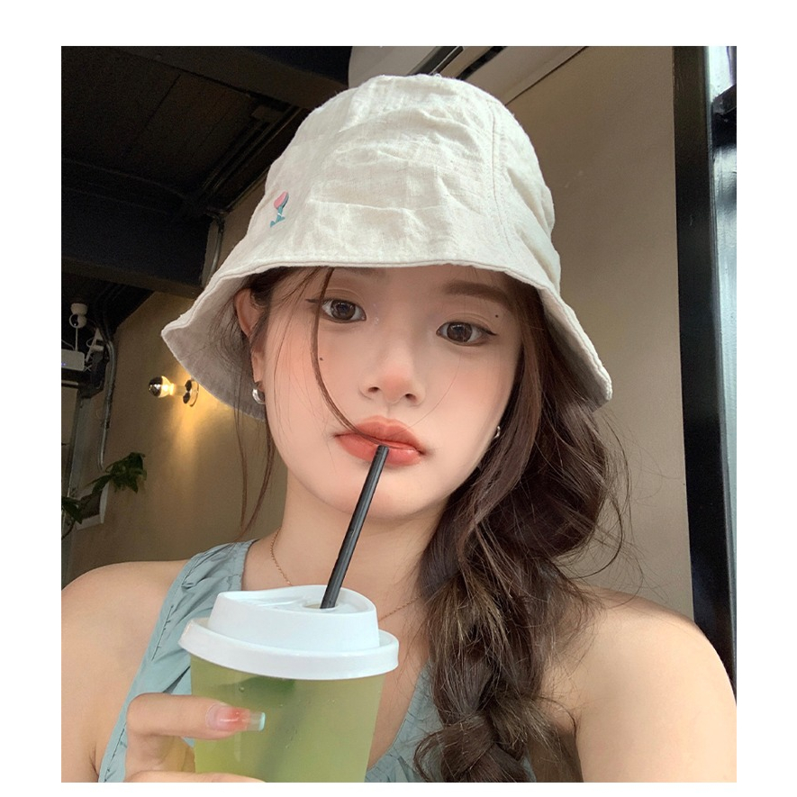 Nón Tai Bèo Mỏng Thoáng Khí Phong Cách Nhật Bản Thời Trang Mùa Hè Dành Cho Nữ