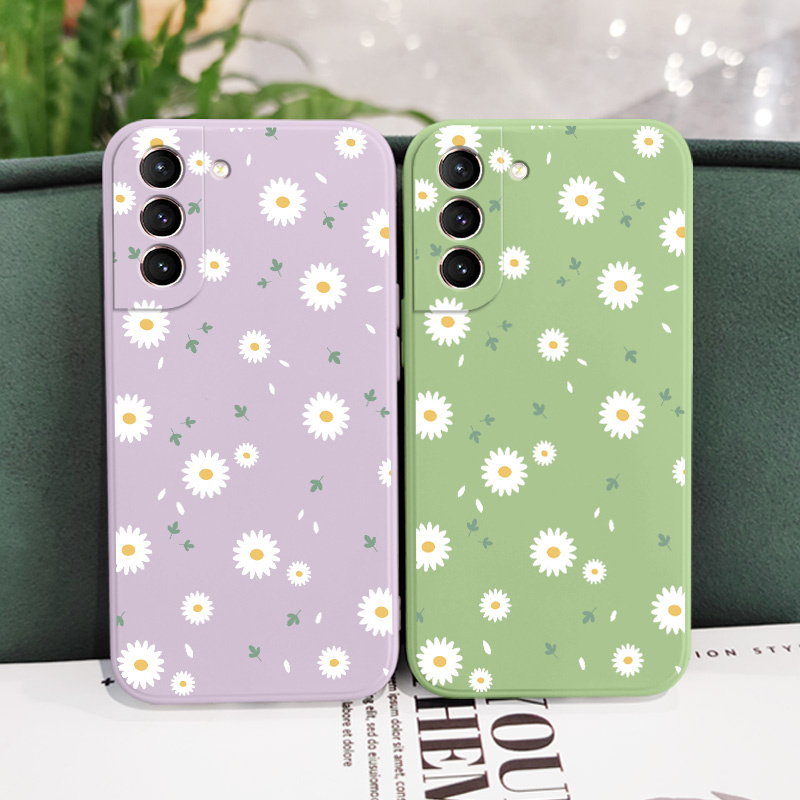Ốp Điện Thoại Hoa Cúc Cho Samsung Galaxy S21 S20 FE Ultra Plus