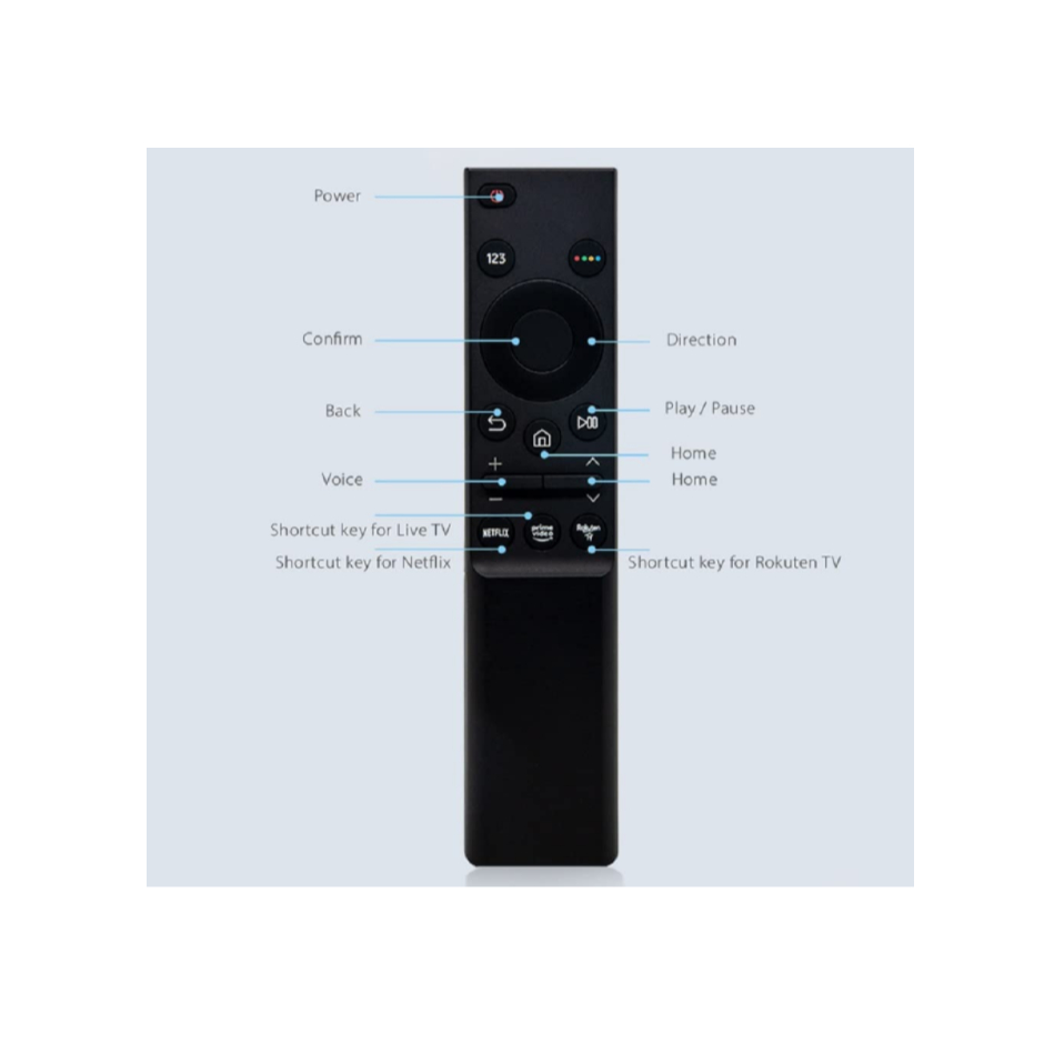 Điều Khiển Từ Xa Thông Minh Cho TV Samsung BN59-01358B BN59-01358D BN59-01350 BN59-01363 22 QLED Samsung TV GU55AU7179U GU55AU7179UXZG E43Au715Uxxc