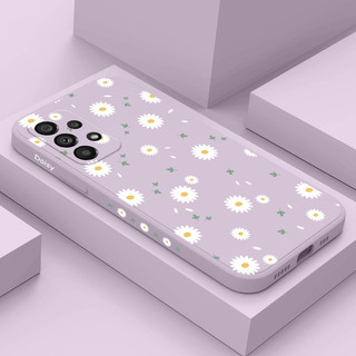 Ốp Điện Thoại Silicon Dẻo Họa Tiết Hoa Cúc Xinh Xắn Cho Samsung Galaxy A73 A53 A33 A23 4G 5G