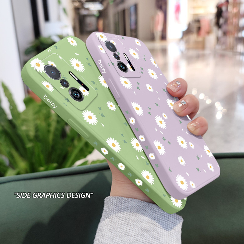Ốp Điện Thoại Họa Tiết Hoa Cúc Thời Trang Cho xiaomi mi 13t 12t 11t 10t pro lite mi 9t pro