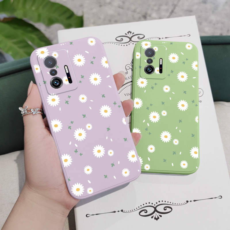 Ốp Điện Thoại Họa Tiết Hoa Cúc Thời Trang Cho xiaomi mi 13t 12t 11t 10t pro lite mi 9t pro