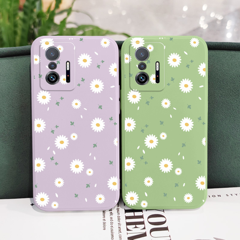 Ốp Điện Thoại Họa Tiết Hoa Cúc Thời Trang Cho xiaomi mi 13t 12t 11t 10t pro lite mi 9t pro