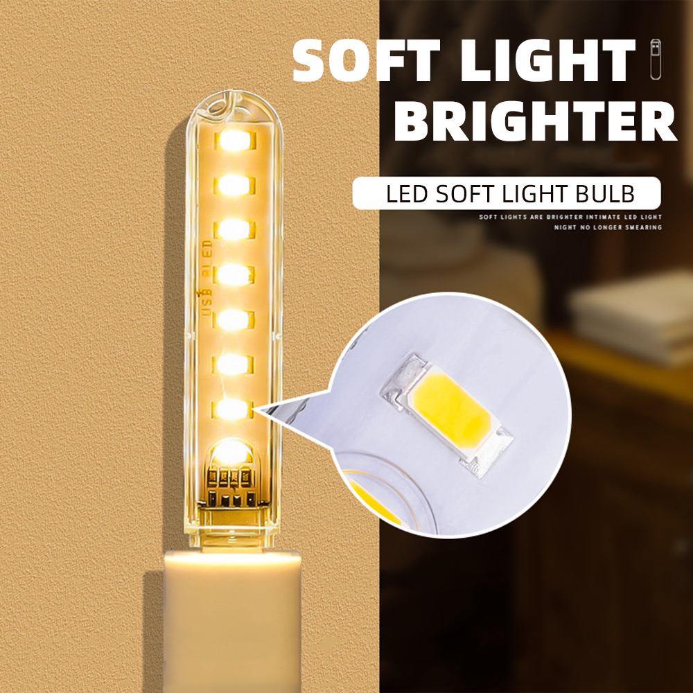 Set 5 Dải Đèn led usb mini Khẩn Cấp Di Động Đa Ứng Dụng Cho Nhà Ở