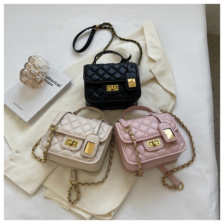 Túi Đeo Chéo Họa Tiết Hình Thoi Dập Nổi Thời Trang Cho Nữ