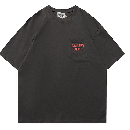 Áo Thun cotton Ngắn Tay In Họa Tiết GALLERY DEPT Thời Trang Mùa Hè Cho Nam Và Nữ