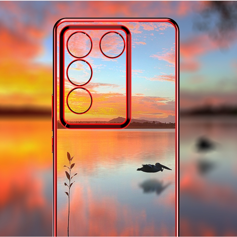 ốp lưng điện thoại mạ sang trọng tương thích Cho OPPO Reno 5 5PRO 5PRO+ Reno 4 4Pro 4SE Reno 3 PRO Reno 2 F/2 Z Ốp mềm silicon TPU trong suốt case