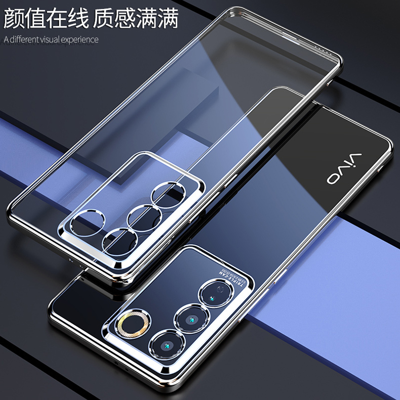 ốp lưng điện thoại mạ sang trọng tương thích Cho OPPO Reno 5 5PRO 5PRO+ Reno 4 4Pro 4SE Reno 3 PRO Reno 2 F/2 Z Ốp mềm silicon TPU trong suốt case
