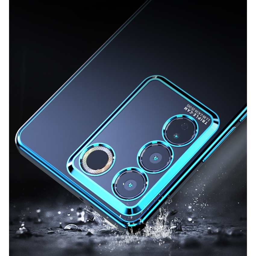 ốp lưng điện thoại mạ sang trọng tương thích Cho OPPO Reno 5 5PRO 5PRO+ Reno 4 4Pro 4SE Reno 3 PRO Reno 2 F/2 Z Ốp mềm silicon TPU trong suốt case