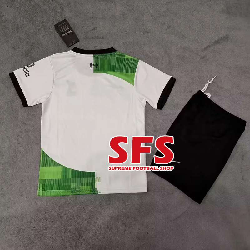 Bộ Áo Thun + Quần Short Thể Thao Câu Lạc Bộ Liverpool MU 23-24 Cho Bé