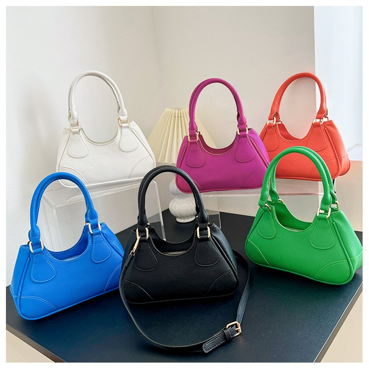 Ielgy niche Túi Xách Đeo Vai Màu Trơn Phong Cách Nước Ngoài Cao Cấp