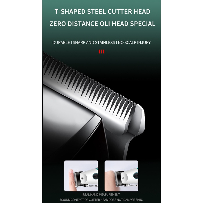 Tông Đơ Cắt Tóc Chuyên Nghiệp Không Dây Kemei Cho Nam