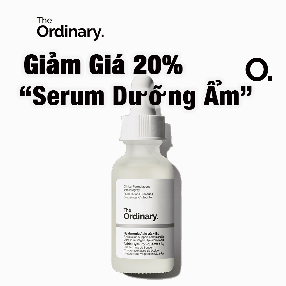 The Ordinary Hyaluronic Acid 2% + B5 Serum Dưỡng Ẩm Tinh Chất Dưỡng Da Hydrate Giữ Ẩm 30ml