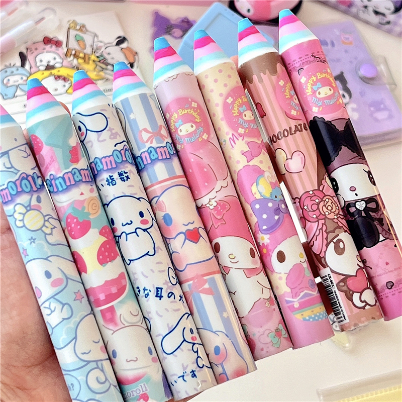 SANRIO Cục Tẩy Bút Chì Dáng Dài Hình Hello Kitty / Melody Kuromi / LittleTwinStars Cinnamoroll PompomPurin Pochacco Keroppi 365
