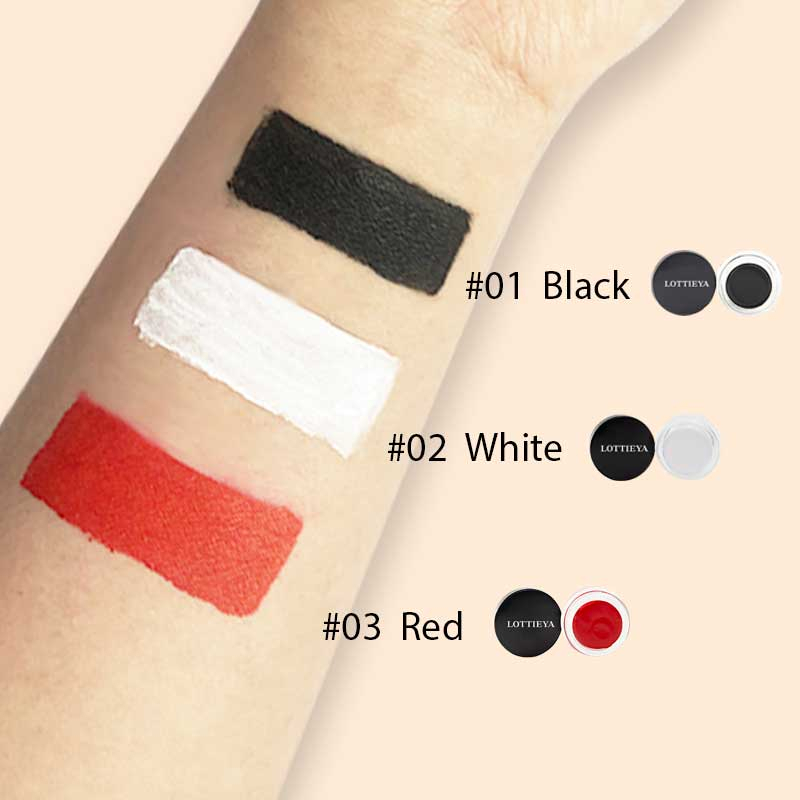 LOTTIEYA Eyeliner Paste  Eyeliner Bút chì Paste, Bền không thấm nước, Shiny Eyeshadow Gel, Eyeliner