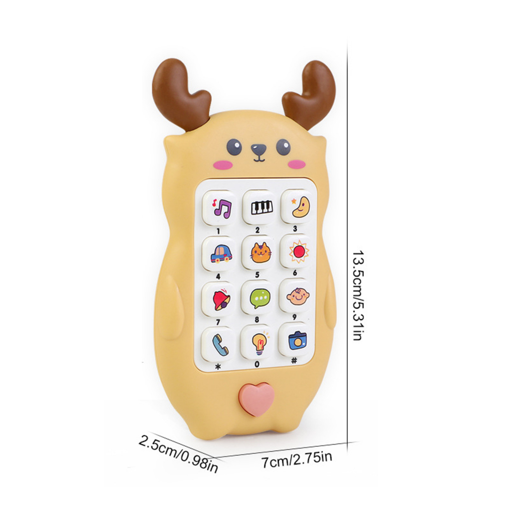 LAHOMIA Điện thoại đồ chơi có đèn nhạc độc đáo cho bé