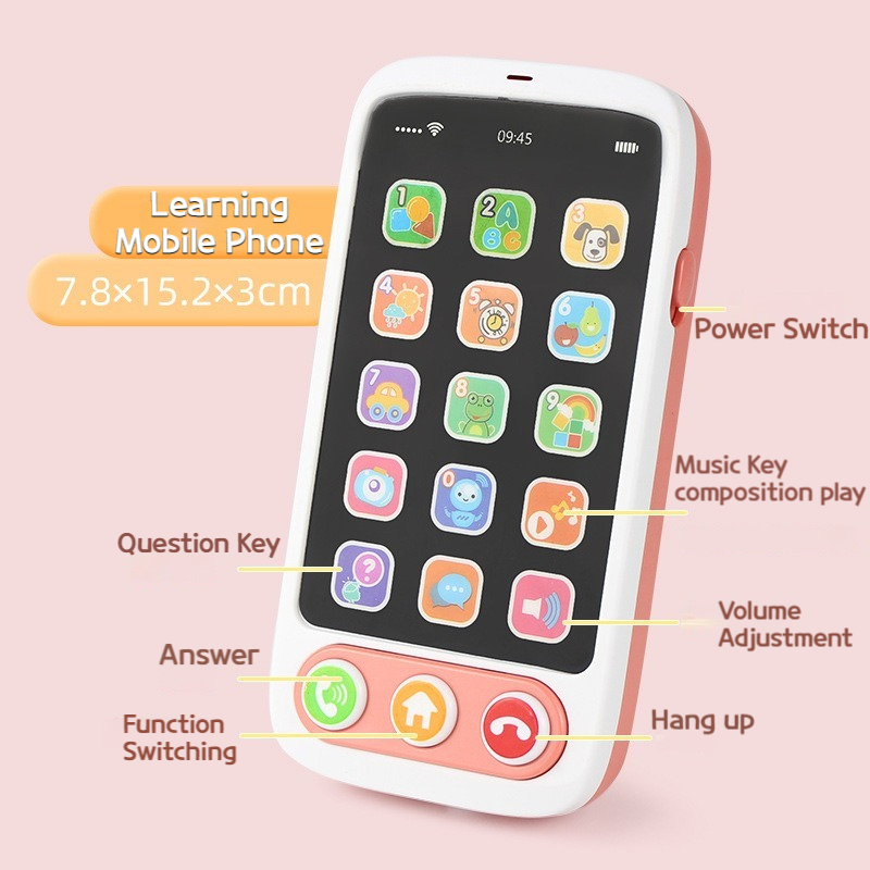 LAHOMIA Điện thoại đồ chơi có đèn nhạc độc đáo cho bé