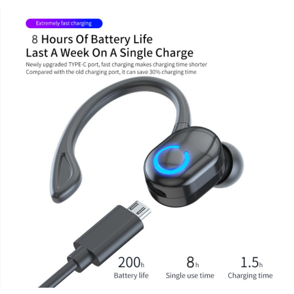 Tai Nghe Không Dây XINRAN Kết Nối Bluetooth Phong Cách Thể Thao Kèm Mic