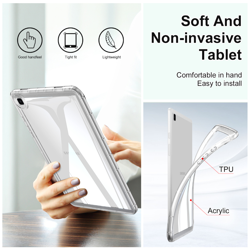Ốp Máy Tính Bảng Trong Suốt Cho Samsung Galaxy Tab A7 Lite 8.7 '' SM-T220 SM-T225 Galaxy Tab A 7 Lite 8.7 inch TabA 8.0 2019 SM-T290 / T295