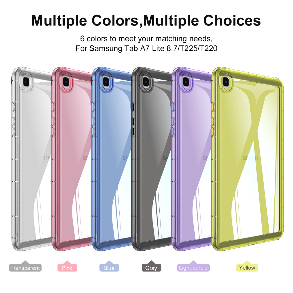 Ốp Máy Tính Bảng Trong Suốt Cho Samsung Galaxy Tab A7 Lite 8.7 '' SM-T220 SM-T225 Galaxy Tab A 7 Lite 8.7 inch TabA 8.0 2019 SM-T290 / T295