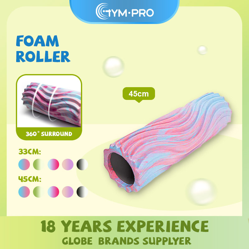 Gym Pro đồ Tập Yoga Con Lăn Xốp Mát Xa Cơ Bắp Chuyên Nghiệp Massage thư giãn cơ bắp con lăn thể dục con lăn nạc chân bọt trục