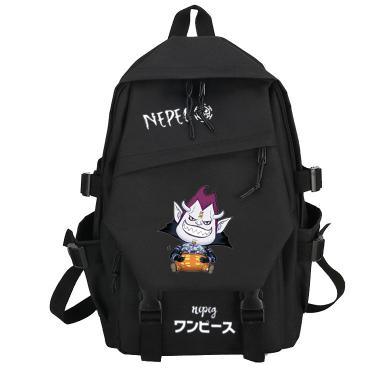 One piece co-branded schoolbag sun god nika luffy gear 5 ace ins-style dễ thương học sinh trung học cơ sở nhật bản lớp 3-6 balo ōkashichibukai