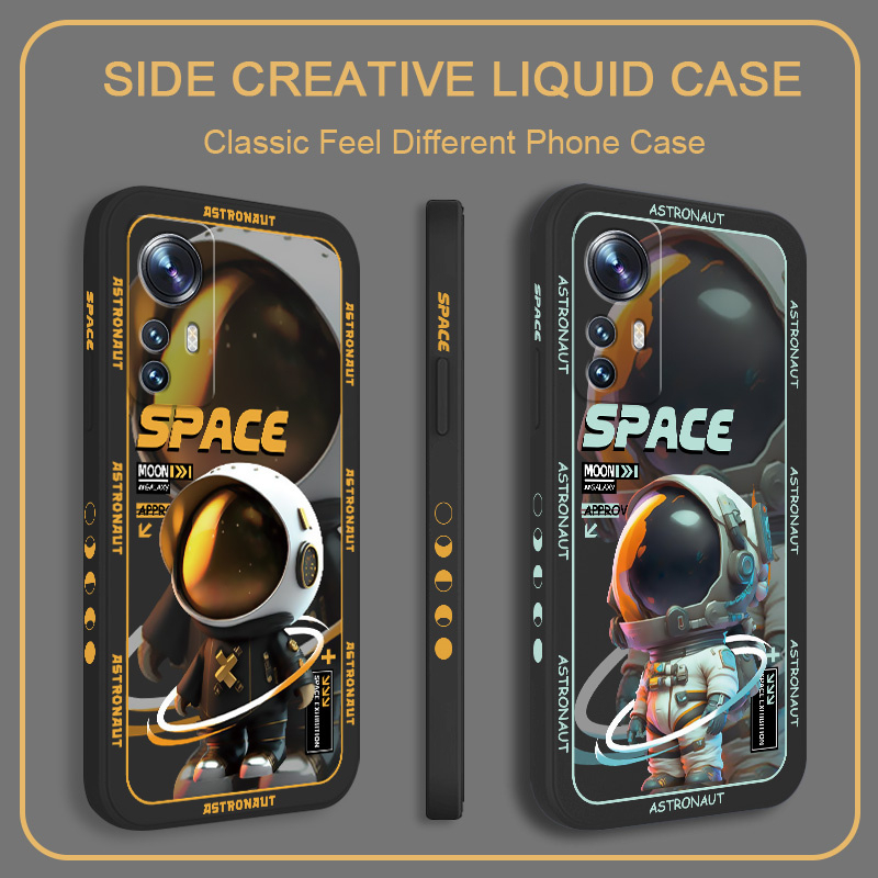 Ốp Điện Thoại Họa Tiết Phi Hành Gia Cho Xiaomi Mi 12S 12 11 12X Pro Lite Ultra 11Lite