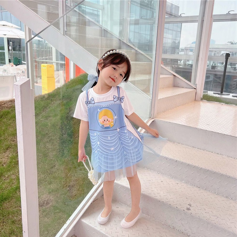 Đầm Công Chúa Elsa / Nàng Tiên Cá Xinh Xắn Cho Bé Gái