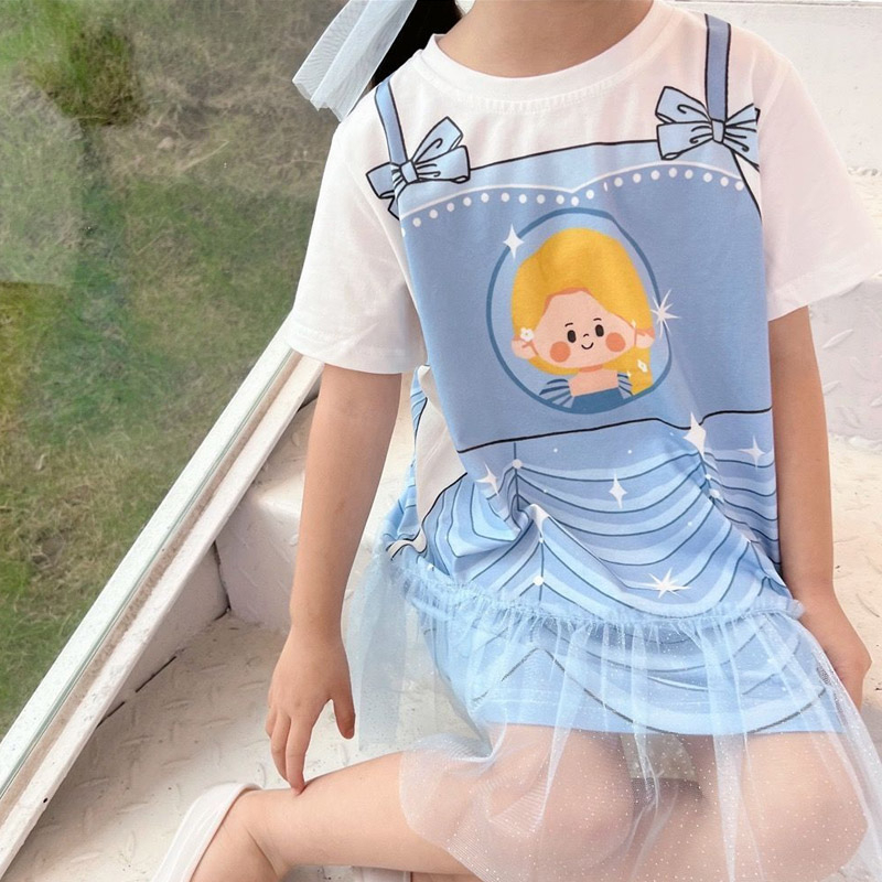 Đầm Công Chúa Elsa / Nàng Tiên Cá Xinh Xắn Cho Bé Gái