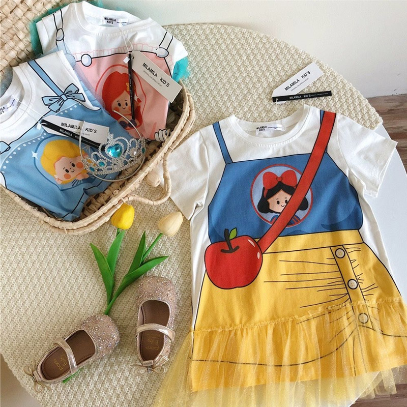 Đầm Công Chúa Elsa / Nàng Tiên Cá Xinh Xắn Cho Bé Gái