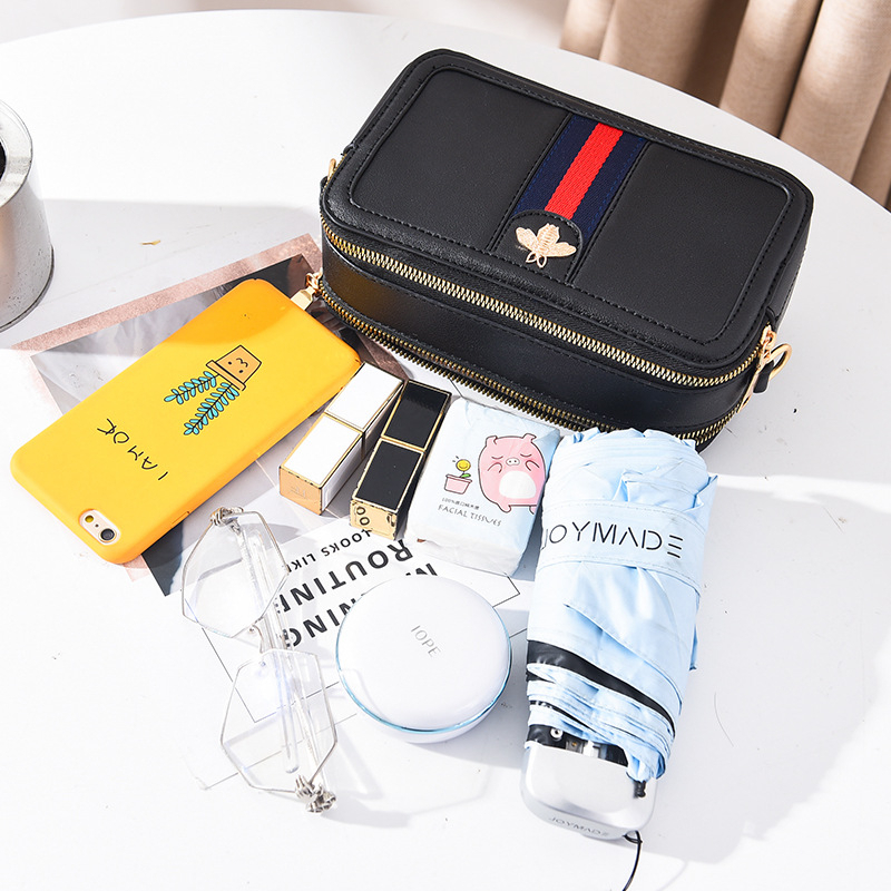 Túi Đeo Chéo Hình Vuông Nhỏ Dây Đeo Bản Rộng Thời Trang Cho Nữ