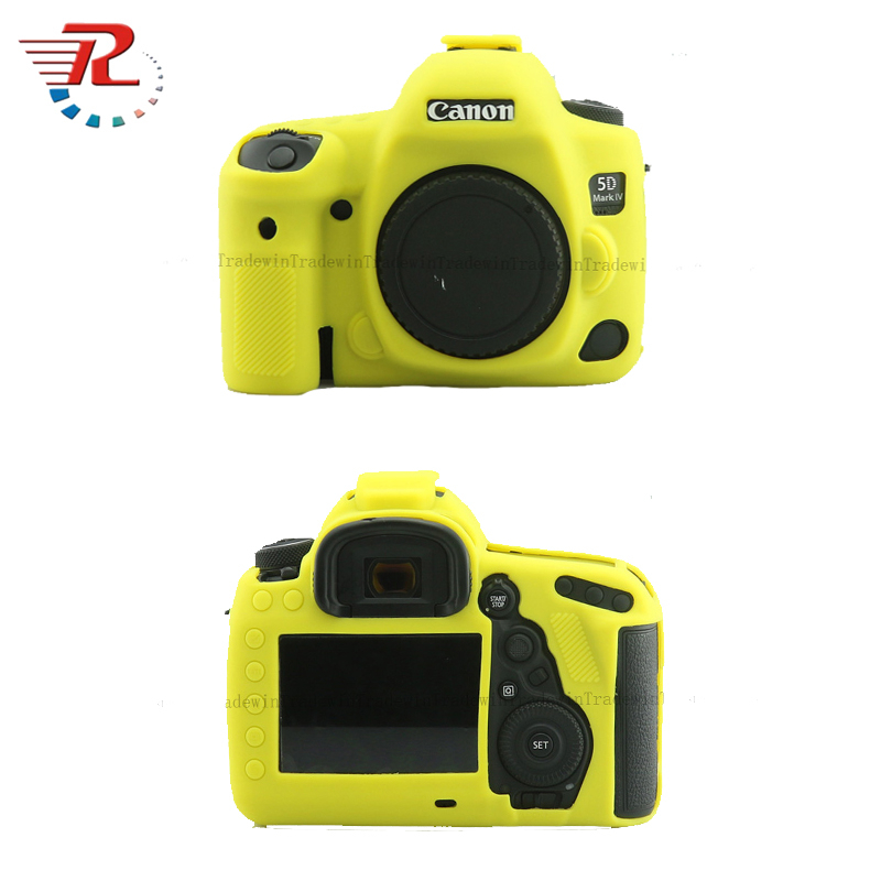 Mềm Silicone Cao Su Máy Ảnh Bảo Vệ Body Bìa Case Cho Canon EOS 5D4 5D Mark IV