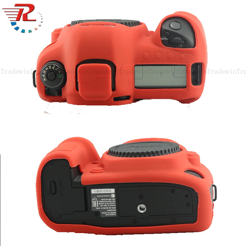 Mềm Silicone Cao Su Máy Ảnh Bảo Vệ Body Bìa Case Cho Canon EOS 5D4 5D Mark IV