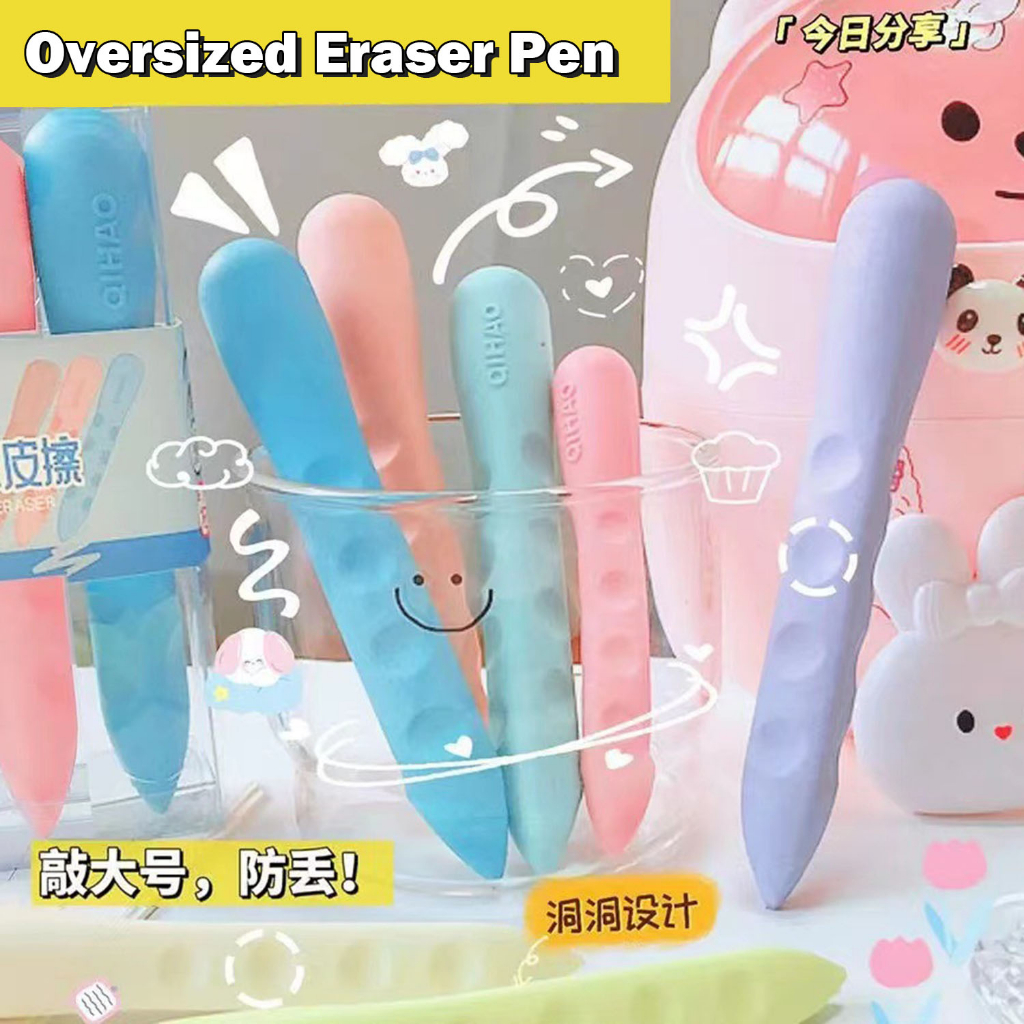 Gôm Tẩy Hình Cây Bút Hai Mặt Màu Sắc Macaron Dành Cho Học Sinh