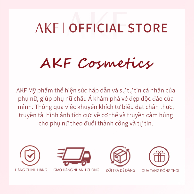 Son môi lì AKF Mềm Mịn Như Nhung Lâu Trôi 3g