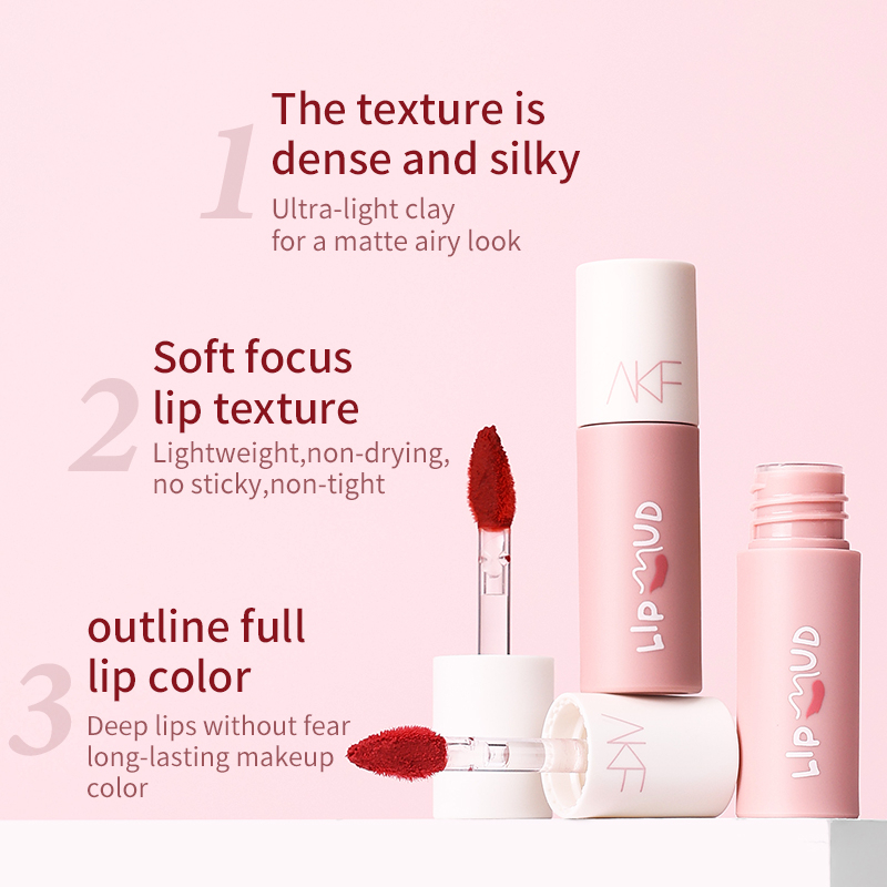 Son môi lì AKF Mềm Mịn Như Nhung Lâu Trôi 3g