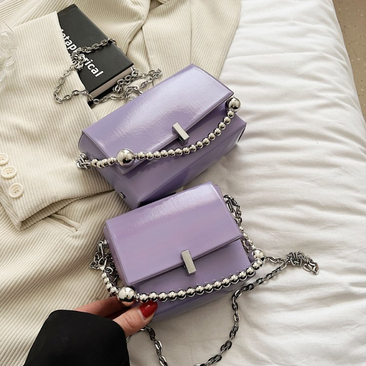 Túi Đeo Vai Hình Vuông mini Đính Ngọc Trai Thời Trang Dễ Phối Đồ Cho Nữ
