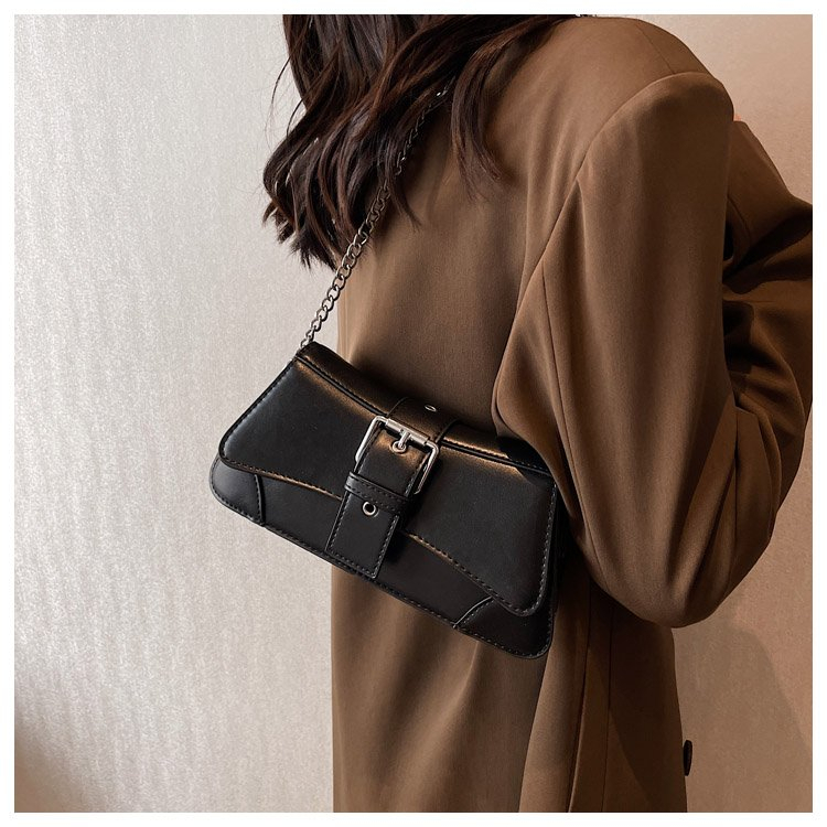 IELGY Túi Đeo Vai Màu Nâu Phong Cách retro Thời Trang Cao Cấp Cho Nữ