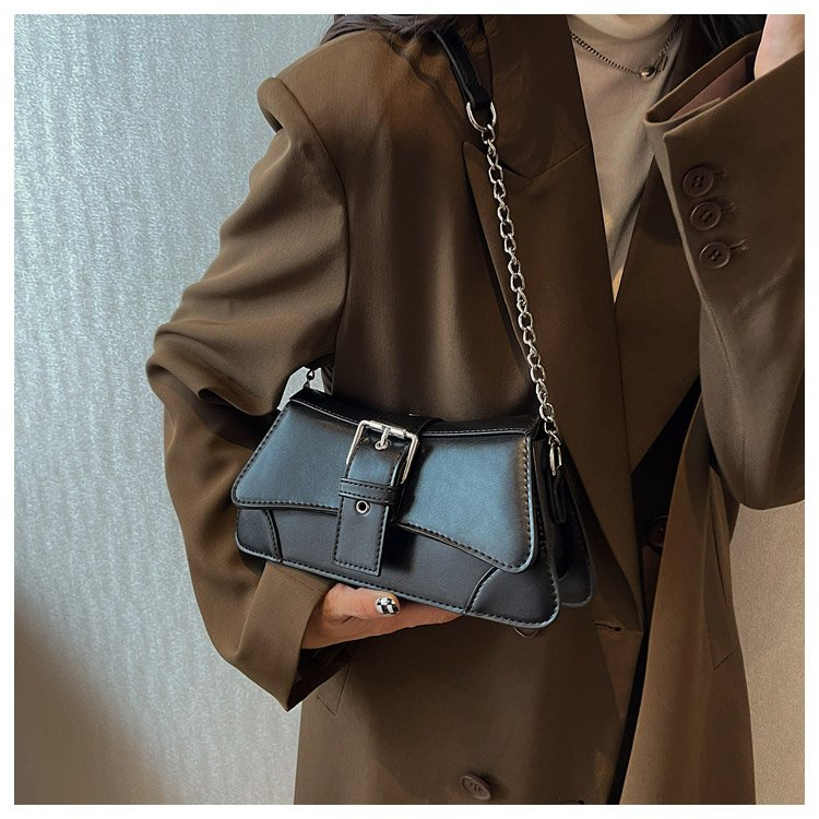 IELGY Túi Đeo Vai Màu Nâu Phong Cách retro Thời Trang Cao Cấp Cho Nữ