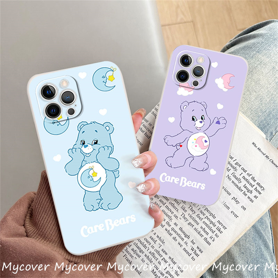 Ốp Điện Thoại Silicon Mềm Họa Tiết Gấu Hoạt Hình Cho iPhone 14 13 12 11 Pro Max X XR Xs Max 6 7 8 Plus