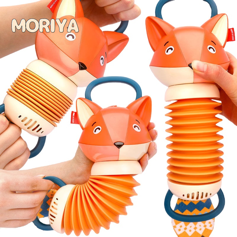 Early Education Baby Fox Accordion Child Comfort Music Illumination Simulation Teaching Musical Instruments Toy