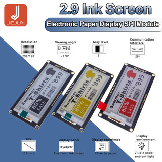 Mô đun màn hình hiển thị e-ink eink 2.9 2.9 inch hỗ trợ arduino uno stm32 raspberry pi esp32