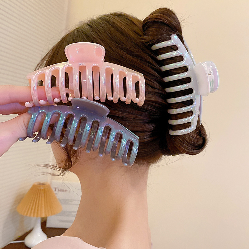 DREJEW Kẹp Tóc Hình Cá Mập Thiết Kế Đơn Giản Sáng Tạo Thời Trang Cho Nữ