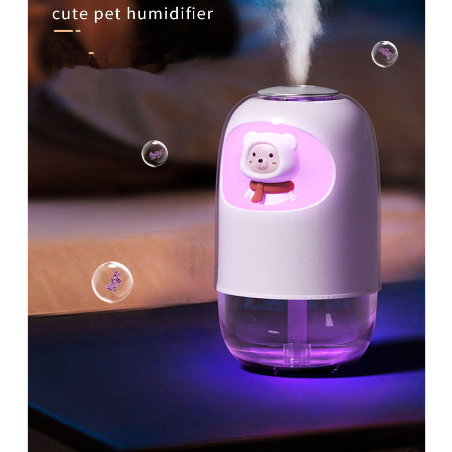 Máy Phun Sương Tạo Độ Ẩm Usb Hình Thú Cưng Dễ Thương