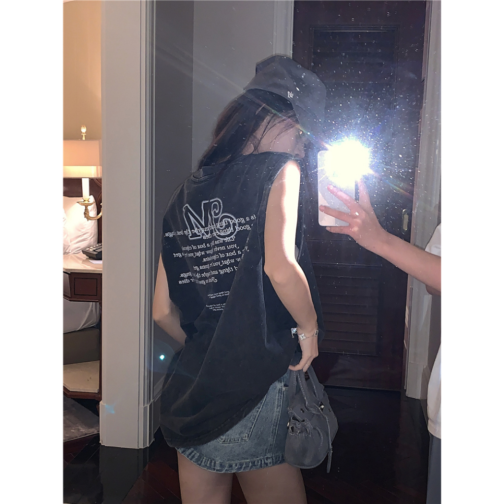 QKOOLE Áo Thun Nữ Cộc Tay Cổ Tròn Form Rộng Thời Trang Hàn