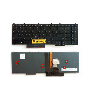Bàn phím cơ có đèn nền chất lượng cao cho lenovo ibm thinkpad p50 p51 p70 p71 p70s 20en 20eq t570 t580 p52s