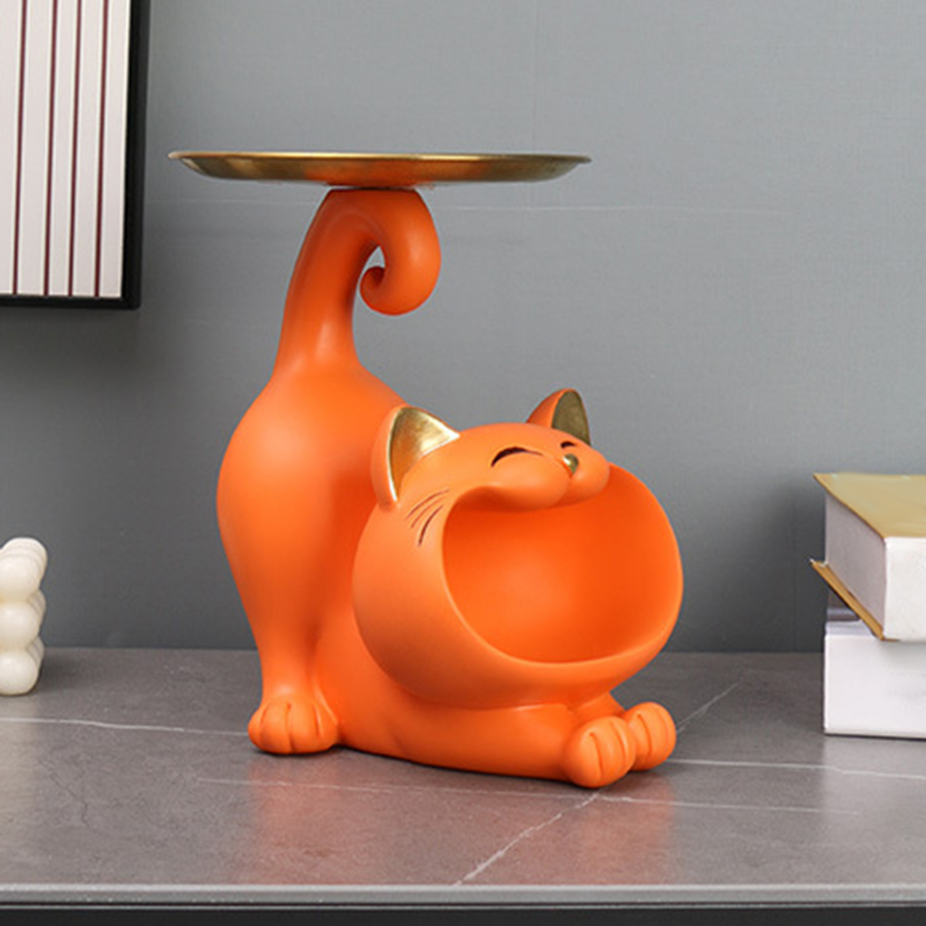 Khay đựng kẹo LOVIVER hình mèo trang trí phòng khách