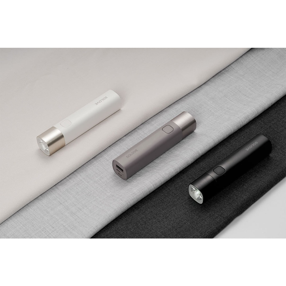Đèn Pin Xiaomi SOLOVE X3s 3000mAh Mini Sạc USB Tiện Dụng